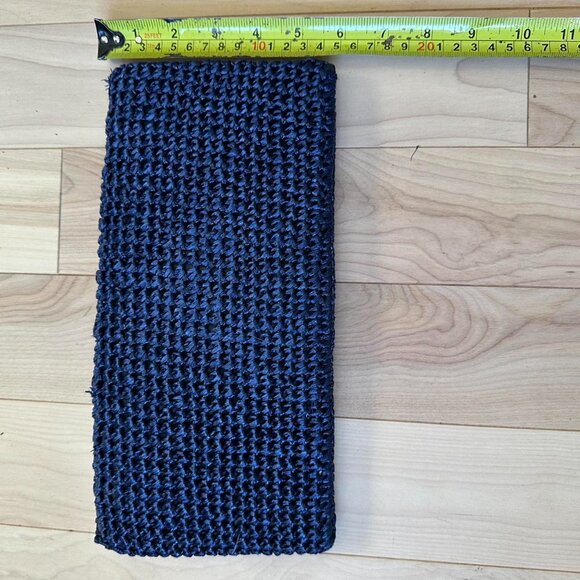Vintage Navy Crochet Clutch – Made in Japan - Picture 6 of 7